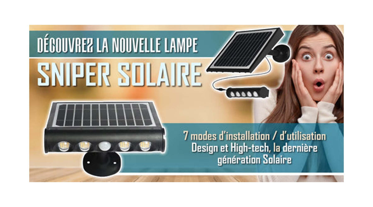 Projecteur LED solaire - Série WARRIOR - 800 Watts - Angle 120° - LampLED  World PRO