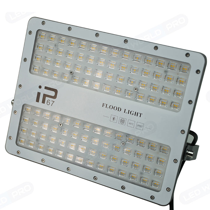 Pack de 10x Projecteurs LED filaires - Série ELITE - 200 Watts - 24 000 Lumens - 120 Lumens / Watt -  Angle 140x70° - IP67 - Protection à l'impact IK08 - 32 x 24 x 4 cm - Couleur 4500k