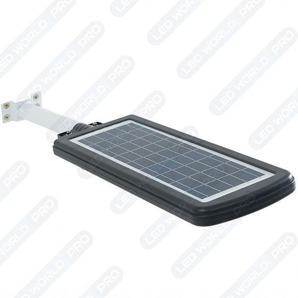 Pack lampadaire complet 4 mètres : Lampe solaire Série VIEW 150 Watts 6000k + Mât STANDARD 4 mètres